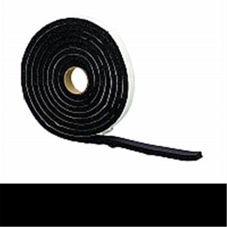 HOMEPAGE 6635 038 x 075 in x 10 ft Black Marine  Automotive Weatherstrip Closed Cell Tape HO799880